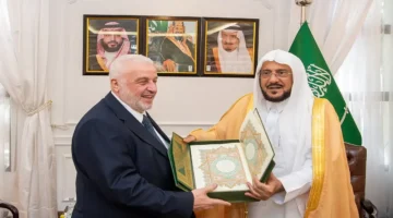 وزير الشؤون الإسلامية يبحث مع نظيره السوري سبل تعزيز العمل الإسلامي المشترك